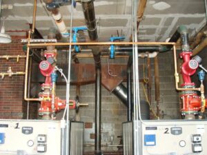 Boiler Room Before Ever Green Cut 'n Wrap Insulation